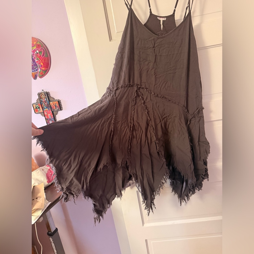 Whimsical Brown Women's Dress - Picture 2 of 3